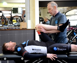 A riders personal flexibility is assessed and built into the fit